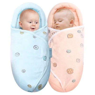 Customizable Baby Swaddle Bag for Newborns 100% Cotton Swaddle Baby Sleeping Anti-startle Bag
