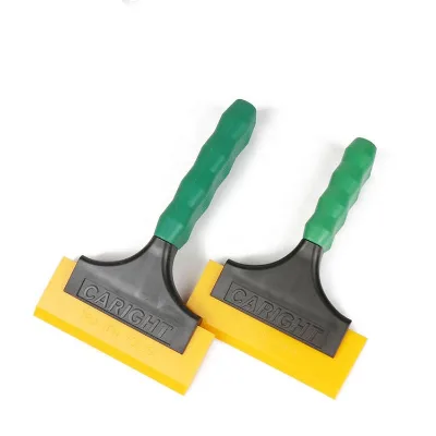 TPU Fluorescent Yellow Vinyl Squeegee Rubber Handle Window Tint