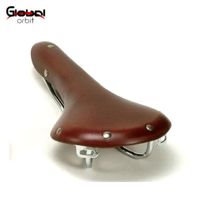 Durable Comfortable Cow Leather Bicycle Saddle Colorful Sport Road Bicycle Saddle Seat