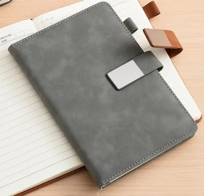 High Quality Notebook Custom Kraft Printed Notebook Custom Printing Red Black Stamping Custom Notebook logo