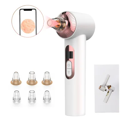 Customized Logo Dropship Visual Pore Cleanser Suction Tool 2 in 1 Vacuum Device Acne Remover Blackhead Vacuum