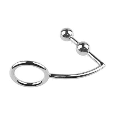 Standard Size Stainless Steel Anal Hook Universal Fit Most People Metal Anal Toy for BDSM Fetish Sex Games