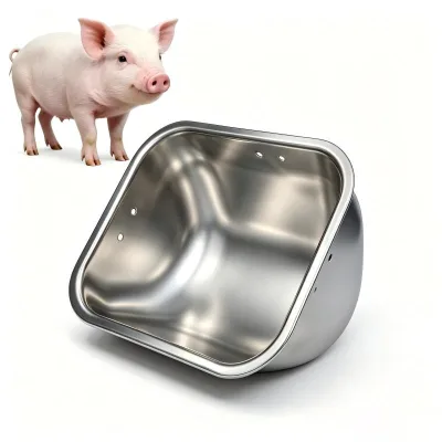 High-quality Corrosion-resistant Stainless Steel Animal Feeder Tray