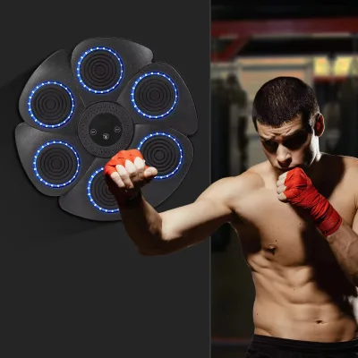 Intelligent Relieve Street Amusement Boxing Punch Machine 9 Mode 18 Speed Thickness Quiet Rgb Light Hit Music Boxing Machine
