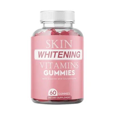 Fruity Chewy Vitamin Gummies Infused with Glycine and Glutathione, 60-Count Daily Edible Soft Chews for Adult