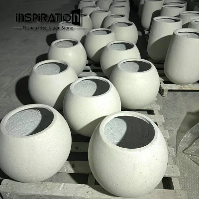 Custom Made Eco-friendly Multi Color Retro Cement Flower Pot for Garden Decoration