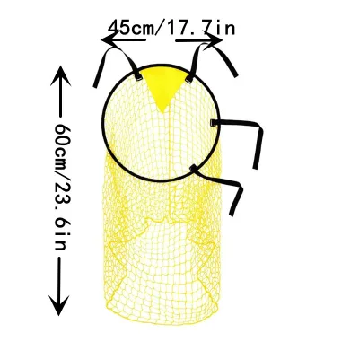 Football Training Equipment Goal Target Net Pocket for Corner Shooting Practice with Any Ball Positioning Frame Soccer Door