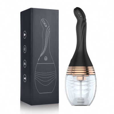 Balloon Enema Douche Cleaning Kit Electric Vagina Anal Douche Enema Sex Tool for Men Women