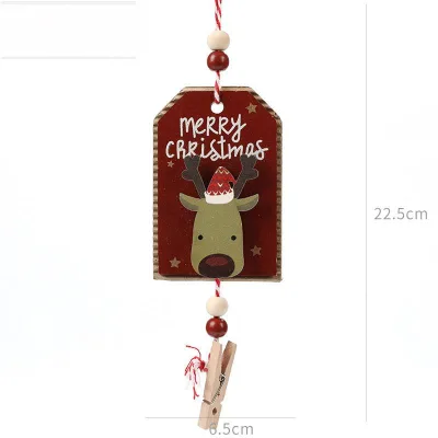 Christmas Wooden Photo Holder, Wooden Postcard Holder, Christmas Tree Display Ornaments, Hangers, Decorations