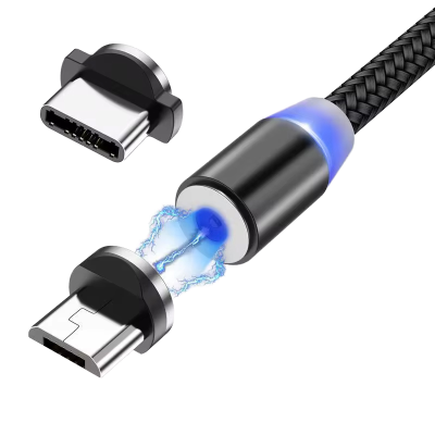 New Arrival 3-Plug 3-in-1 Fast Charging Micro USB Cable Type-C for Samsung IOS Phone Charging Charger