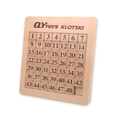 Qiyi Magnetism Huarong Road 48-square KLOTSKI Puzzle Maze for School Studentsgrid Digital Puzzle Magnetic Klotski