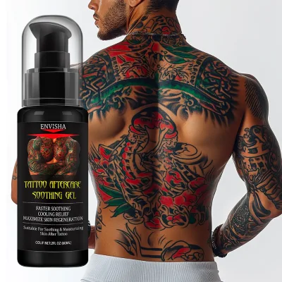 OEM Private Label Custom High Quality Body Tattoo Care Moisturizing Fixation Tattoo Aftercare Soothing Gel