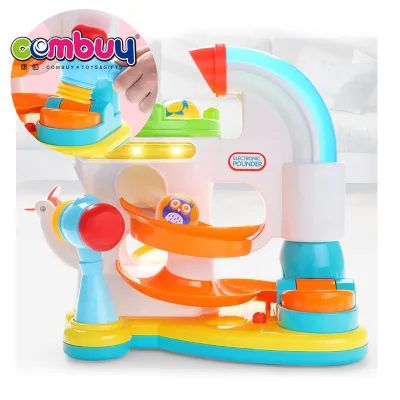 Game Table Light Music Rotating Baby Play Electric Hammer Ball Toy