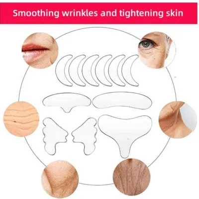 Instant Face Lifting V-Face Sticker Facial Myofascial Lift Tape Anti Wrinkle Silicone Face Sagging Chin Quick Lift Adhesive Tape