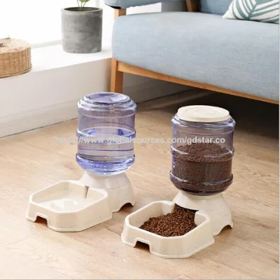 Newly designed plastic Pet automatic feeders