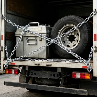 Transport Use Galvanized DIN5685C Long Link Chain Light Cargo Securing Trailer Binding Chain for Sale
