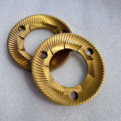 EK43 98mm Flat Wheel Knife Burr Set for Multi Purpose Espresso Coffee Brewing Titanium Coated Cafe Machine Electric Turkish