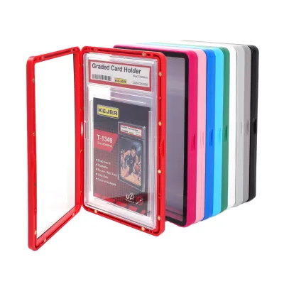 Premium Kejea T-1309 ABS Graded Card Magnetic Holder Ultra-clear Scratch-proof Dust-proof Card Case Sports Game Trading Cards