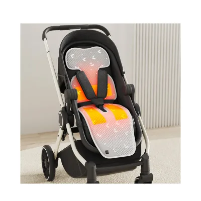 Three Temperature Settings Fast Heating Machine Washable Soft Cushion Waterproof Heated Cushions for Baby Seat Stroller