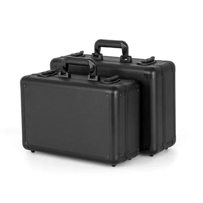Studded Makeup Vanity Case Cosmetic Suitcase with Lights Rose Gold Aluminum Geometric Japan Style Cover