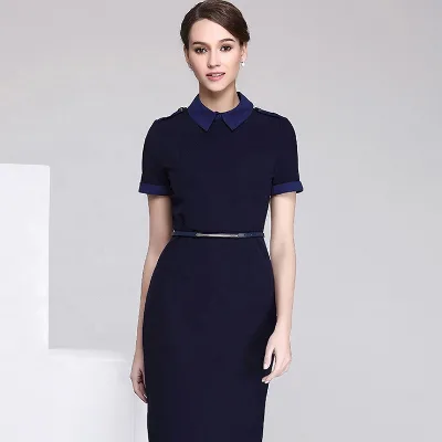Custom Office Dress for Ladies of Ladies Western Dress Designs With Custom Logo