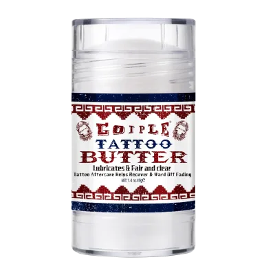 Tattoo Butter Stick for Aftercare Deep Moisturizing Healing and Color Protection Tattoo Care Product Suitable All Type Tattoo