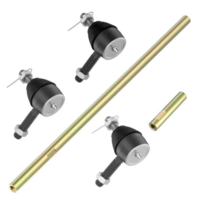 Golf Cart Rack Pinion Drag Link and Tie Rod & Ball Joint Kit for Club Car DS G&E 1984-2008 OEM 1010219 1012467 7540 7539