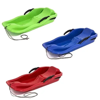 Customized Color Eco-Friendly 86cm Thickened Skiing Board Toy Kids Plastic Winter Snow Sled