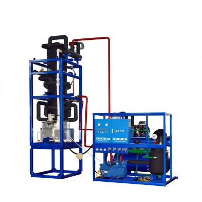 Easy to Operate Industrial Tube Ice Machine Compressor Motor Gear 15Ton Capacity High Productivity Automatic Competitive Price