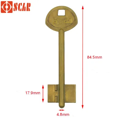 High-quality Key Wholesale FPH-2BG Door Handle Brass Keys Safes Door Keys OSACR Factory Direct Sales