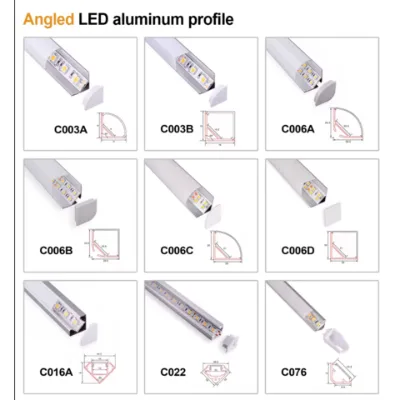 Premium LED Aluminum Channel Profile for Strip Lights and Drywall Installations