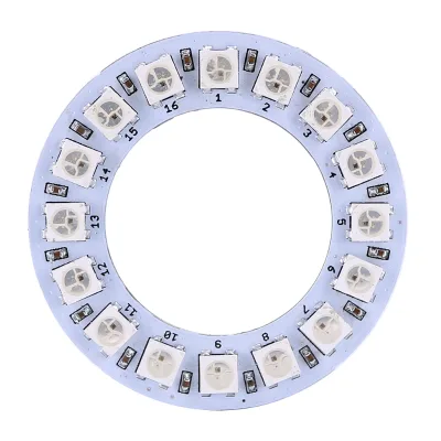 OPEN-SMART Neo Pixel WS2812 5050 Full-color RGB LED Lamp Round Panel 16-Bit 5V Cascadable Rainbow LED module for Arduino