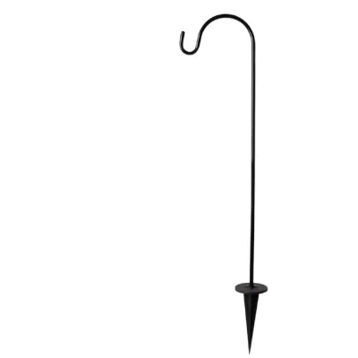 Wholesale Wrought Iron Shepherds Hook Cheap Outdoor Metal Steel Shepherds Hooks