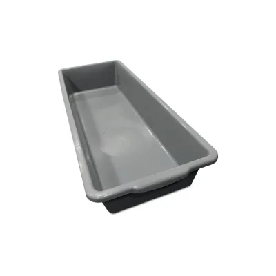 Customized Durable Thick Colored Food Grade Plastic Snake Tub Box for Tray Rack