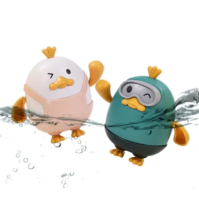 Wind-up Baby Toys Plastic Swimming Bath Wind up Bath Tub Toy Plastic Toddler for Bath