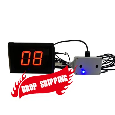 High Quality LED People Counter Automatic Access Counter Infrared Beams Counter for Mall Church Hotel Station Scenic Spot Flow