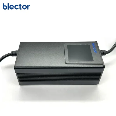 Blector T400-7208 72V 8A Aluminum Lithium Battery Charger for Electric Scooter Moped Motorcycle