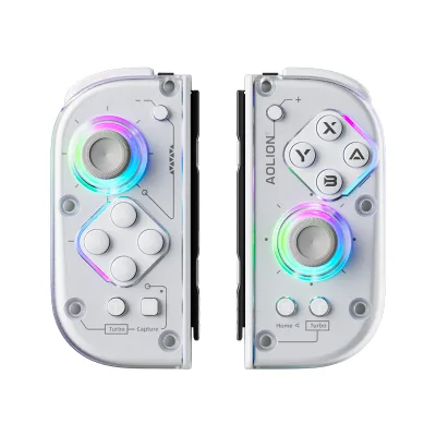 For Mechanical Key Joypad Game Controller Switch Joycon Left and Right NS2 Turbo Button Six-axis Gyroscope Support Switch2