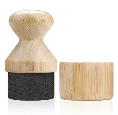 Cutting Board Oil Applicator with Lid, Wax Applicator Brush for Butcher Blocks Spatulas Spoons Wooden Utensil
