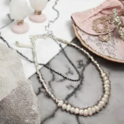 925 Sterling Silver Freshwater Pearl Minimalist Beaded Hand Chain Trendy Gift