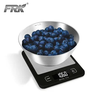 Fast Delivery 5kg Stainless Steel Platform Food With Bowl Weighing Kitchen Scale