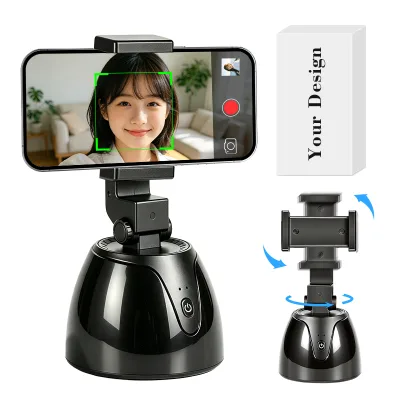Multi-Angle Smart Selfie Stick Smooth 360 Rotation Fast Face & Object Tracking Compact Auto Face Tracking