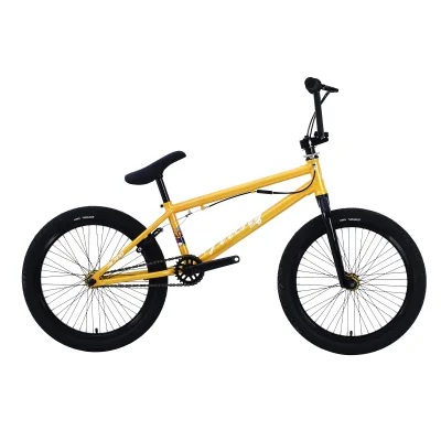 JOYKIE High-Tensile Steel BMX Freestyle Bike 20-Inch Alloy Rim with U Brake Single Speed Flatland Application