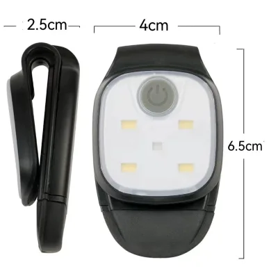 Howlighting Runners Joggers Camping Hiking Dog Walk Night Clip Reflective USB Rechargeable LED Light Running Lights