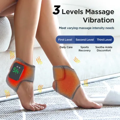 Best Sellers Portable Top Rated Electric Heated Leg Massager-Rechargeable & Time Control for Home Use and Ankle Sprain Recovery