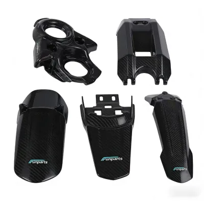 Ready to Ship Real Carbon Fiber Full Body Cover Kit for Surron Light Bee X LBX S Motorcycle Fairing Shell Replacement Parts