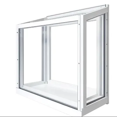 Wholesale Global Trade Customized French Style Custom Bay Window Kitchen Glass Window Bathroom Aluminum windows