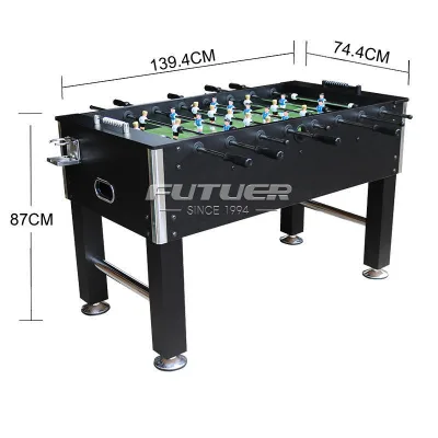 Coin Operated Glass Top Foosball Game Machine Indoor Professional Custom Table Soccer Game Machine for Kids and Adults