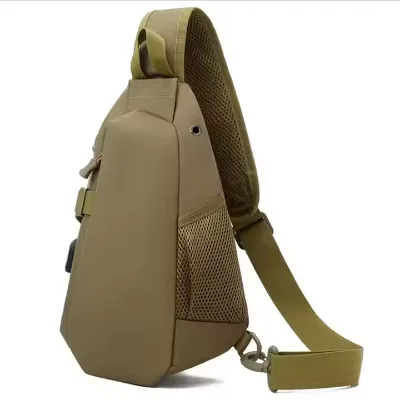 Men's Anti-theft Crossbody Bag Waterproof Shoulder Messenger Bag for Travel & Daily Use
