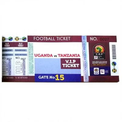 UV Holographic Anti-Counterfeiting Paper Cardboard Entrance Tickets Customized Packaging Stamped Printing Process Security